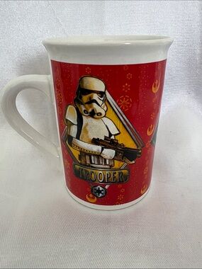 2014 Stormtrooper Red Ceramic Coffee Mug - Licensed Star Wars Design